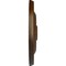 Ekena Millwork Jefferson Ceiling Medallion (Fits Canopies up to 2 7/8"), 11 3/4"OD x 3/8"P, Root Beer Crackle CM12JERBC - alternate 2